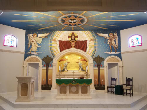 Christ the King/Sacred Heart | Interior Design by Ruth and Geoff Stricklin (New Jerusalem Studios) | Sacred Heart Catholic Church in Phoenix