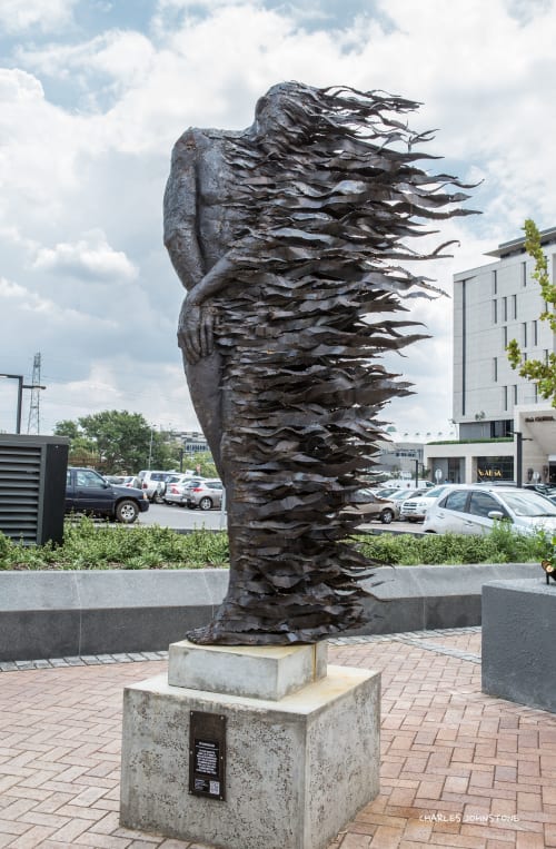 The Burning Man | Public Sculptures by Anton Smit | Menlyn Maine Central Square in Pretoria
