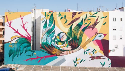 Wall Mural | Murals by Julieta XLF | Torrent in Torrent