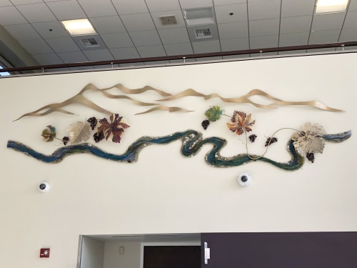 "Valley View" | Sculptures by Deanna Marsh | Kaiser Permanente Napa Medical Offices in Napa