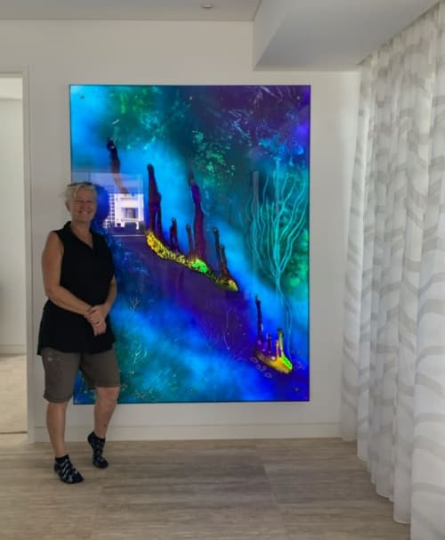 Backlit Glass Wall Art | Art & Wall Decor by GlassXpressions - Lisa de Boer