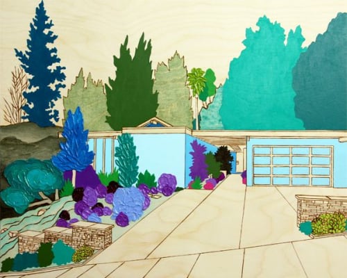 The Neighborhood 01 | Paintings by Elizabeth Gahan | Equinox Studios in Seattle