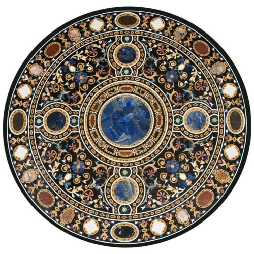 Black marble table, side table, coffee table, tabletop | Tables by Innovative Home Decors
