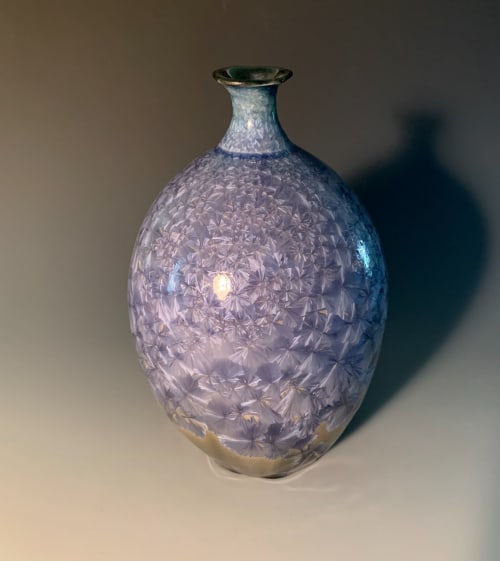Ametrine Crystalline Vase | Vases & Vessels by Bikki Stricker