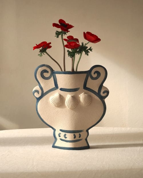 Ceramic Vase ‘Krater N°4’ | Vases & Vessels by INI CERAMIQUE