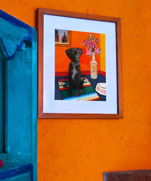 Commissioned Pet Portrait: Your pet photos turned to art | Art & Wall Decor by Ri Anderson