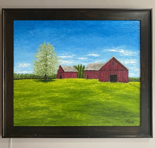 Midwest Living | Oil And Acrylic Painting in Paintings by Kristin Pierre Art | Tino's Fine Art & Frames in Gulf Shores