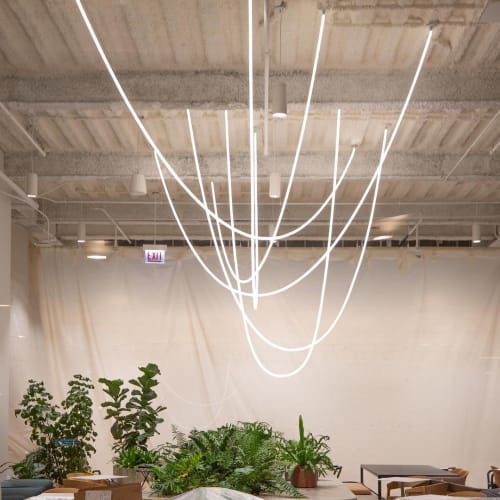 Tracer Loop | Chandeliers by Luke Lamp Co. | The Merchandise Mart in Chicago
