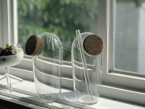 JULIE small decanters for serving drinks | Vessels & Containers by Maarten Baptist