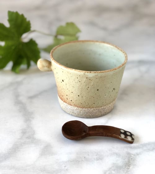 Seafoam - Dessert bowl | Cups by Tomoko Ceramics