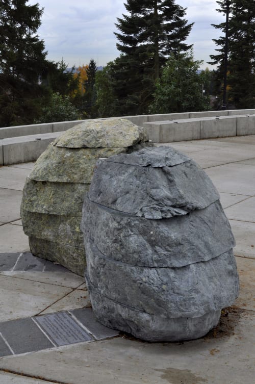 Confluent Stones | Public Sculptures by Patrick Marold Studios Inc.