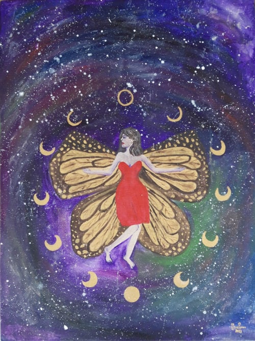 Continuous becoming | Oil And Acrylic Painting in Paintings by Elena Parau