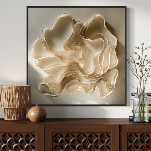 Textured Fiber Art/Torn Ribbons Series/3D Wall Art | Wall Hangings by Stef Shock