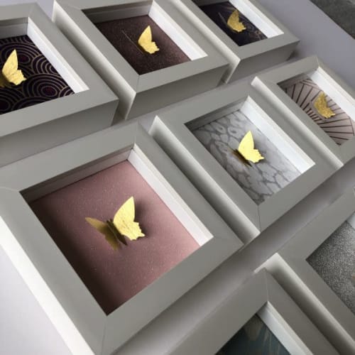 Love Boxes – White Frame | Decorative Objects by Lorna Doyan