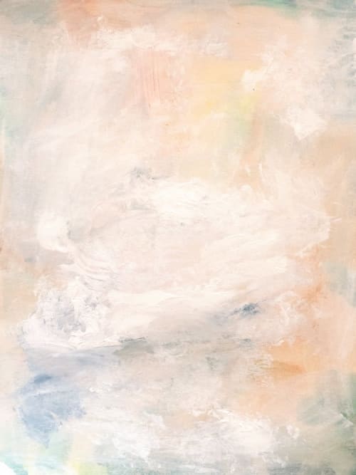 Sea Snow | Oil And Acrylic Painting in Paintings by Hope Bainbridge Art