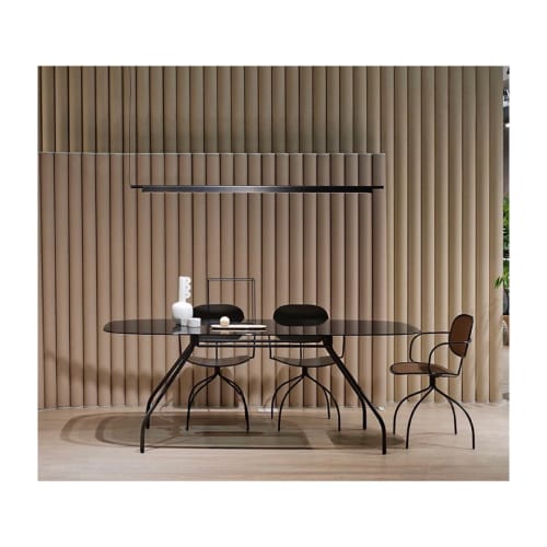 Sempione Table and Magenta Chair | Tables by Raffaella Mangiarotti | ORGATEC in Köln