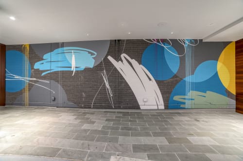Wall Painting | Murals by Ryan Coleman | Canopy By Hilton Atlanta Midtown in Atlanta