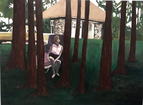 A Day in a Life | Oil And Acrylic Painting in Paintings by June Yokell | Artist Studio - June Yokell in San Francisco