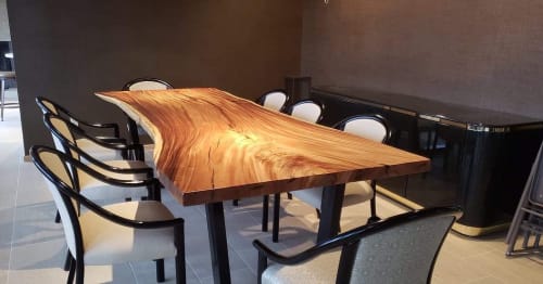 Live Edge Dining Table by Elpis Wood seen at Private 