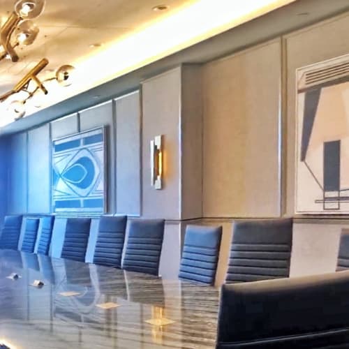 Art Installation | Oil And Acrylic Painting in Paintings by Golie Art | The Dalmar, Fort Lauderdale, a Tribute Portfolio Hotel in Fort Lauderdale