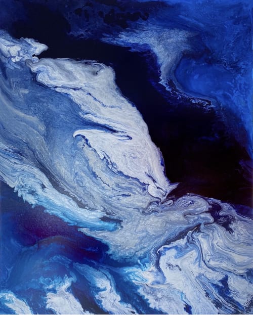 Tidal Wave Two | Paintings by Gabrielle Shannon | Space Gallery in Denver