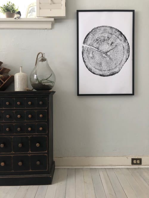 Woodcut Print from SnowBird Ski Resort , Utah | Prints by Erik Linton