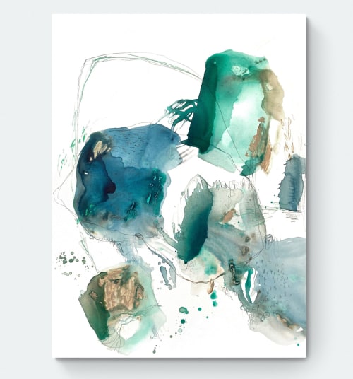 Fragmenta 2 | Oil And Acrylic Painting in Paintings by Cristina Dalla Valentina