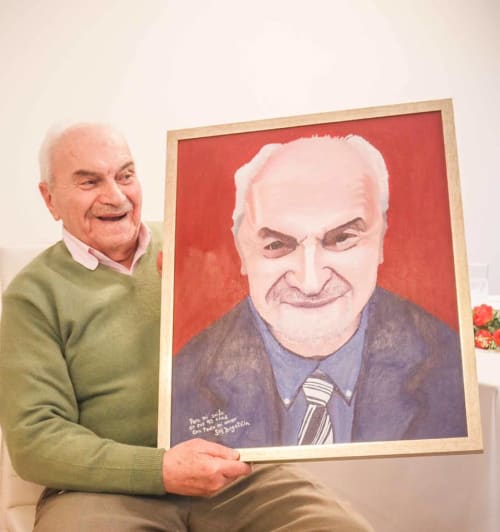Portrait of Adolfo Schwartz | Paintings by Sol Dugatkin | Buenos Aires in Buenos Aires