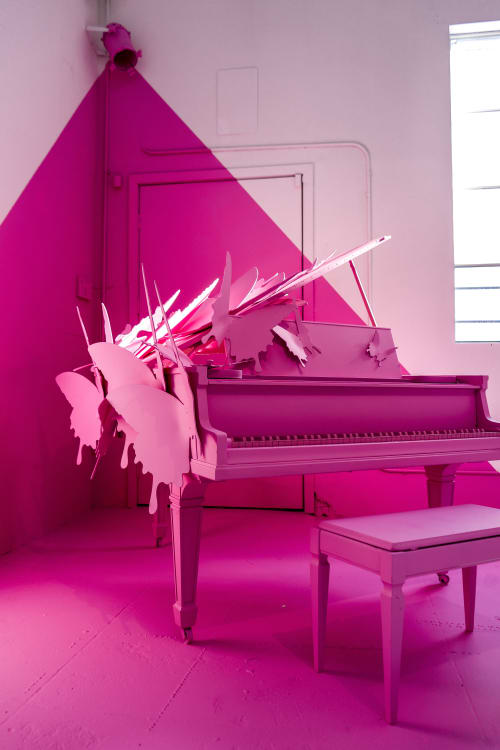 Pink Piano | Furniture by punkmetender