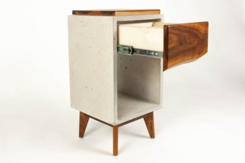 Classic Edge Light | Nightstand in Storage by Curly Woods