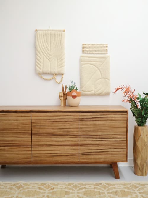 Lines and Curvy - wall hangings | Macrame Wall Hanging in Wall Hangings by Andie Solar | Myra and Jean