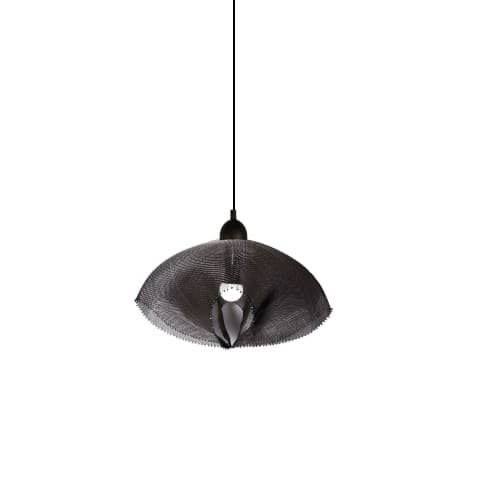 Pendant Light Parachute II Medium Steel Wire Mesh 18h x 10w | Pendants by Anne Lindsay Studio