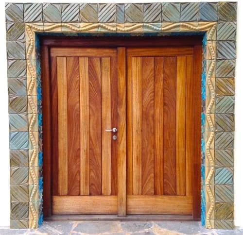 Tiled Doorway | Tiles by Kay Aplin