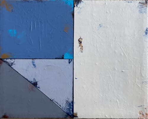 Blue / Gray Study 8x10 Canvas unframed | Oil And Acrylic Painting in Paintings by JD Logan Fine Art