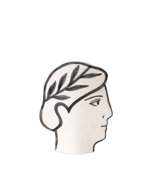 Ceramic Vase 'Artemis - Black’ | Vases & Vessels by INI CERAMIQUE