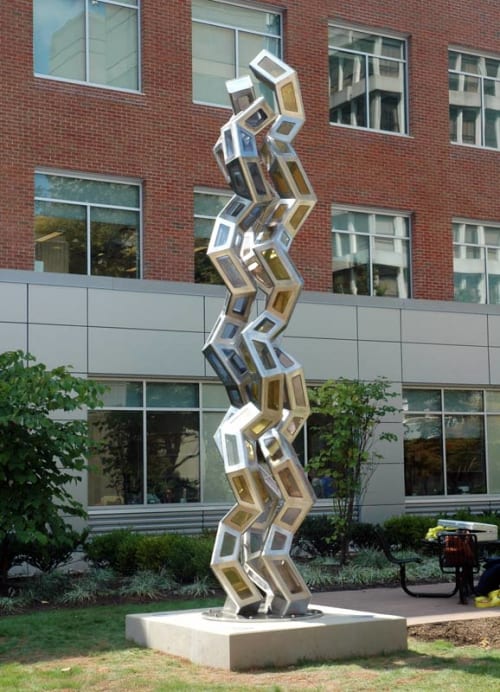 Protein Sculptures: ‘Synergy’ | Sculptures by Julian Voss-Andreae | Rutgers–New Brunswick in New Brunswick