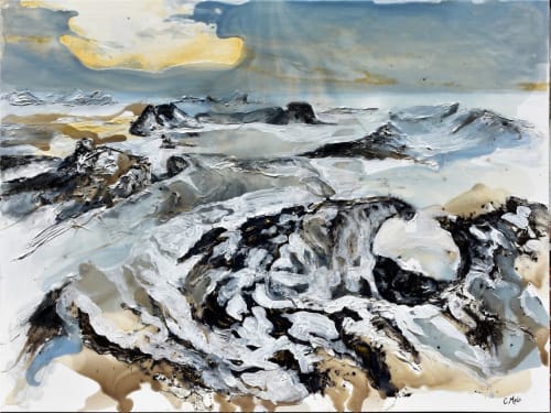 Icescape III | Paintings by Celina Melo