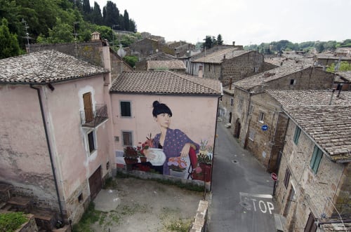 "Preparing for Pugnaloni" | Street Murals by Artez