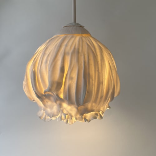 Porcelain Lamp | Poppy | Pendants by Helene Fleury