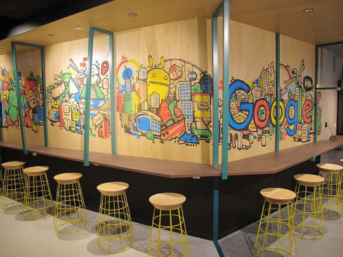 Google Mural | Murals by Bao