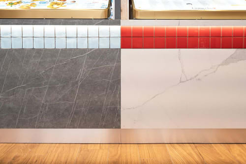 Tiles By Caesarstone Australia Seen At Gong Cha Parramatta