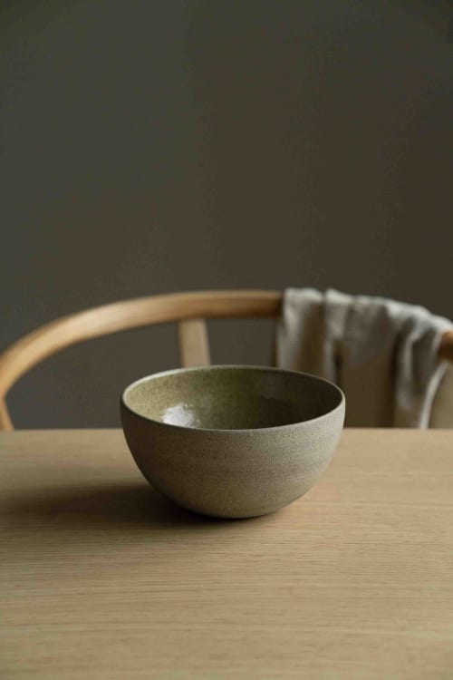 Stoneware Everyday Bowl "Concrete" | Dinnerware by Creating Comfort