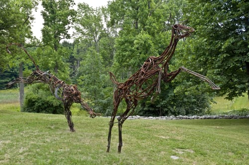 Catattack | Public Sculptures by Wendy Klemperer Art Inc