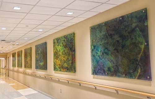 Project Watershed | Public Art by Joanie Gagnon San Chirico Studio | AtlantiCare Regional Medical Center, Mainland Campus in Galloway