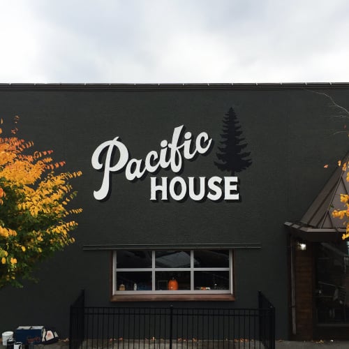 Pacific House Sign | Signage by J&S Signs | Pacific House in Vancouver