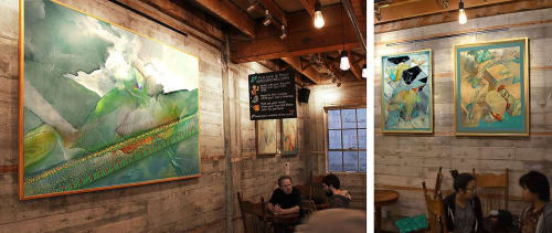 Paintings | Paintings by Neil Murphy | Philz Coffee in Burlingame