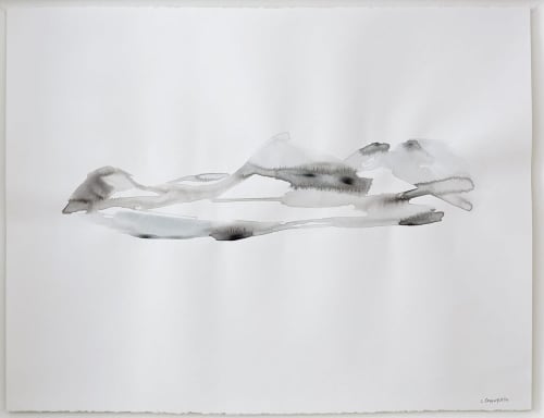 Land 02 | Oil And Acrylic Painting in Paintings by Lisa Ochowycz