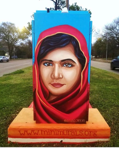 Malala Yousafzai mural | Street Murals by Studio Jexxi