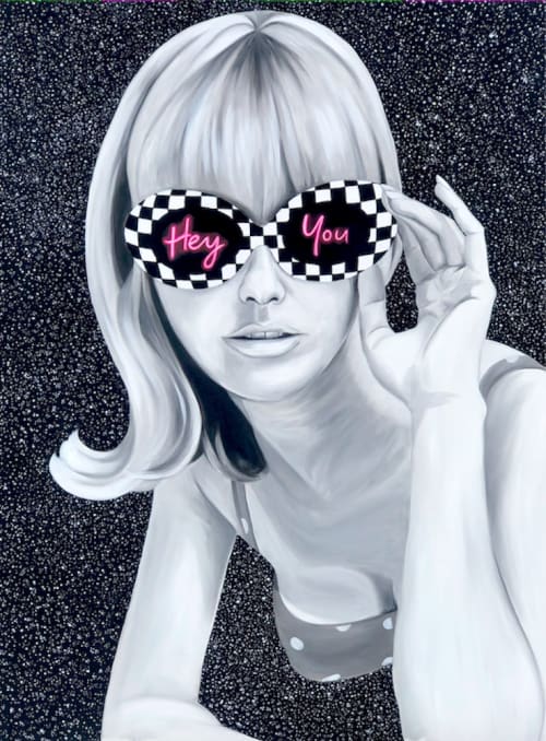 Hey You | Paintings by Sofia del Rivero
