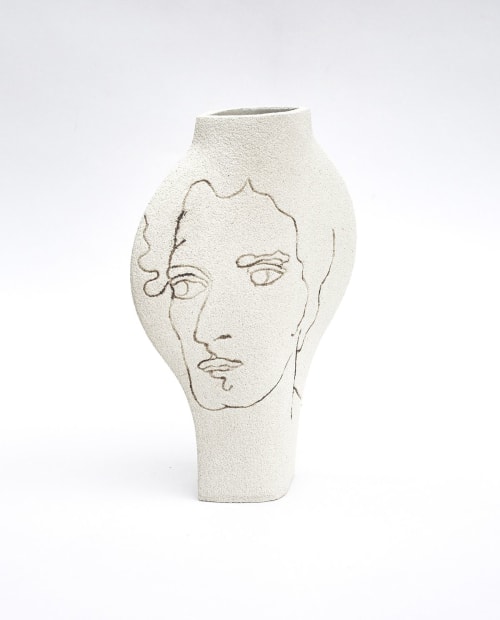Ceramic Vase ‘Dal Visage’ | Vases & Vessels by INI CERAMIQUE